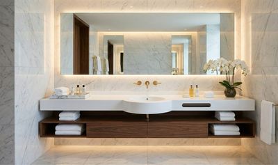 Sahara Basin Countertop (90 to 155 cm) x 27.5 cm