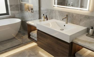 Spazio 90 cm Washbasin Countertop