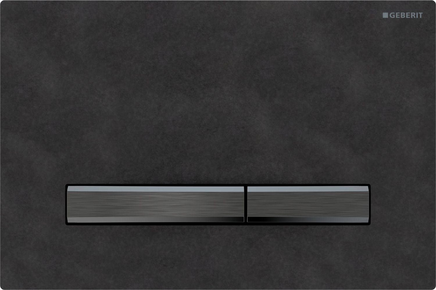 Geberit Sigma50 Trigger Plate / Mustang Slate - Black Chrome