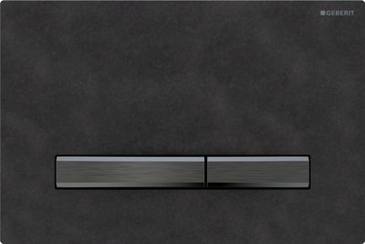 Geberit Sigma50 Trigger Plate / Mustang Slate - Black Chrome