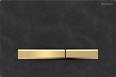Geberit Sigma50 Flush Plate / Mustang Slate - Brass