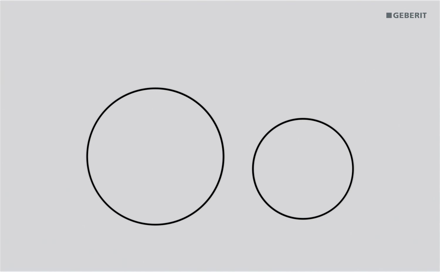 Geberit Sigma40 Actuation Plate / Matte White