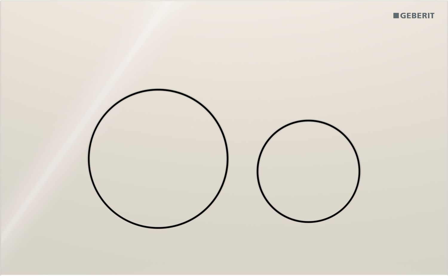 Geberit Sigma40 Actuator Plate / Sand Grey