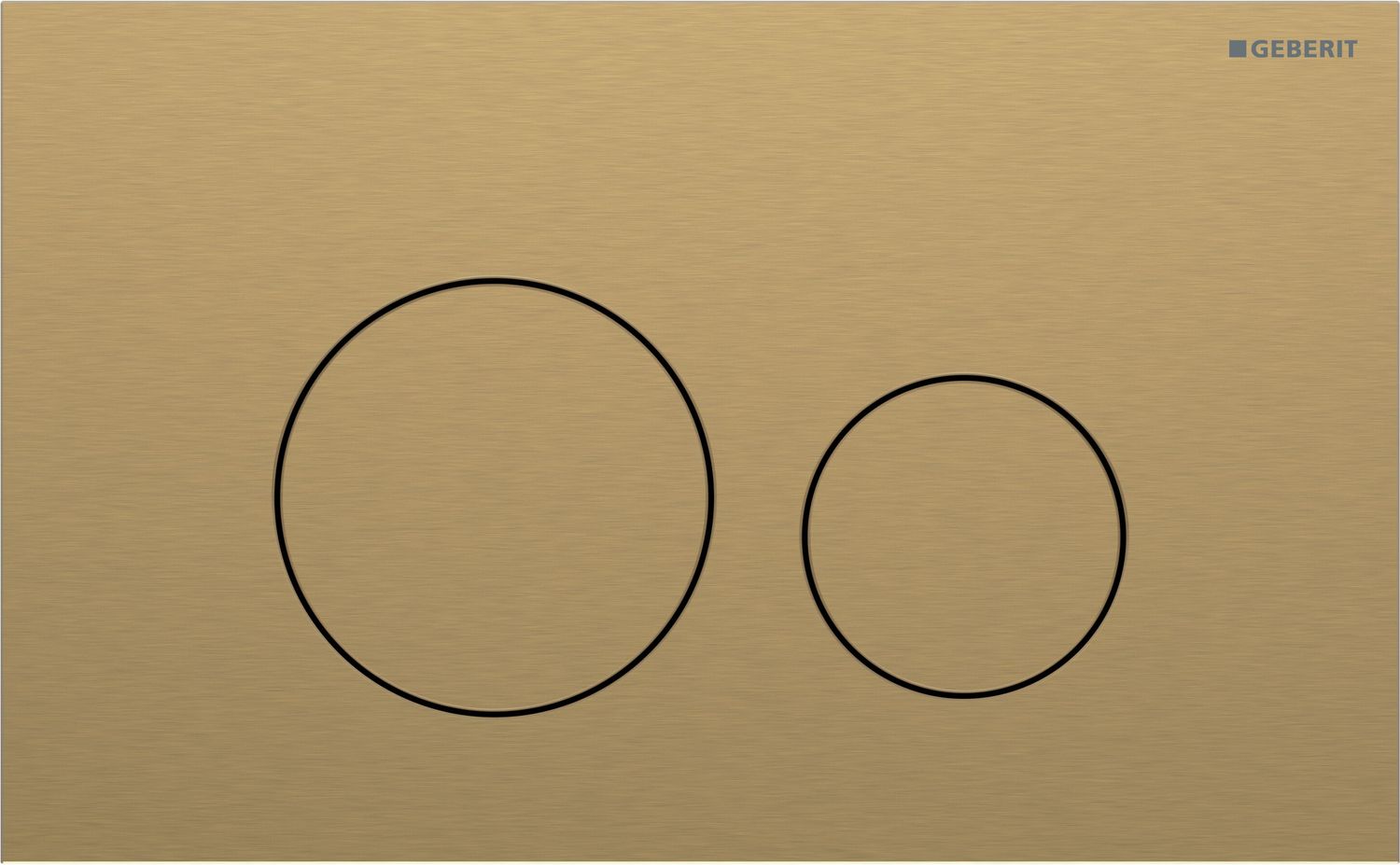 Geberit Sigma40 Actuation Plate / Brushed Brass