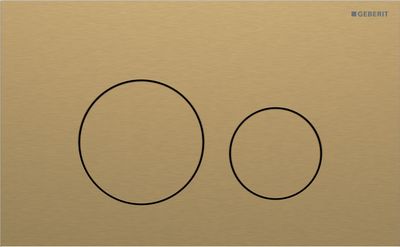Geberit Sigma40 Actuation Plate / Brushed Brass