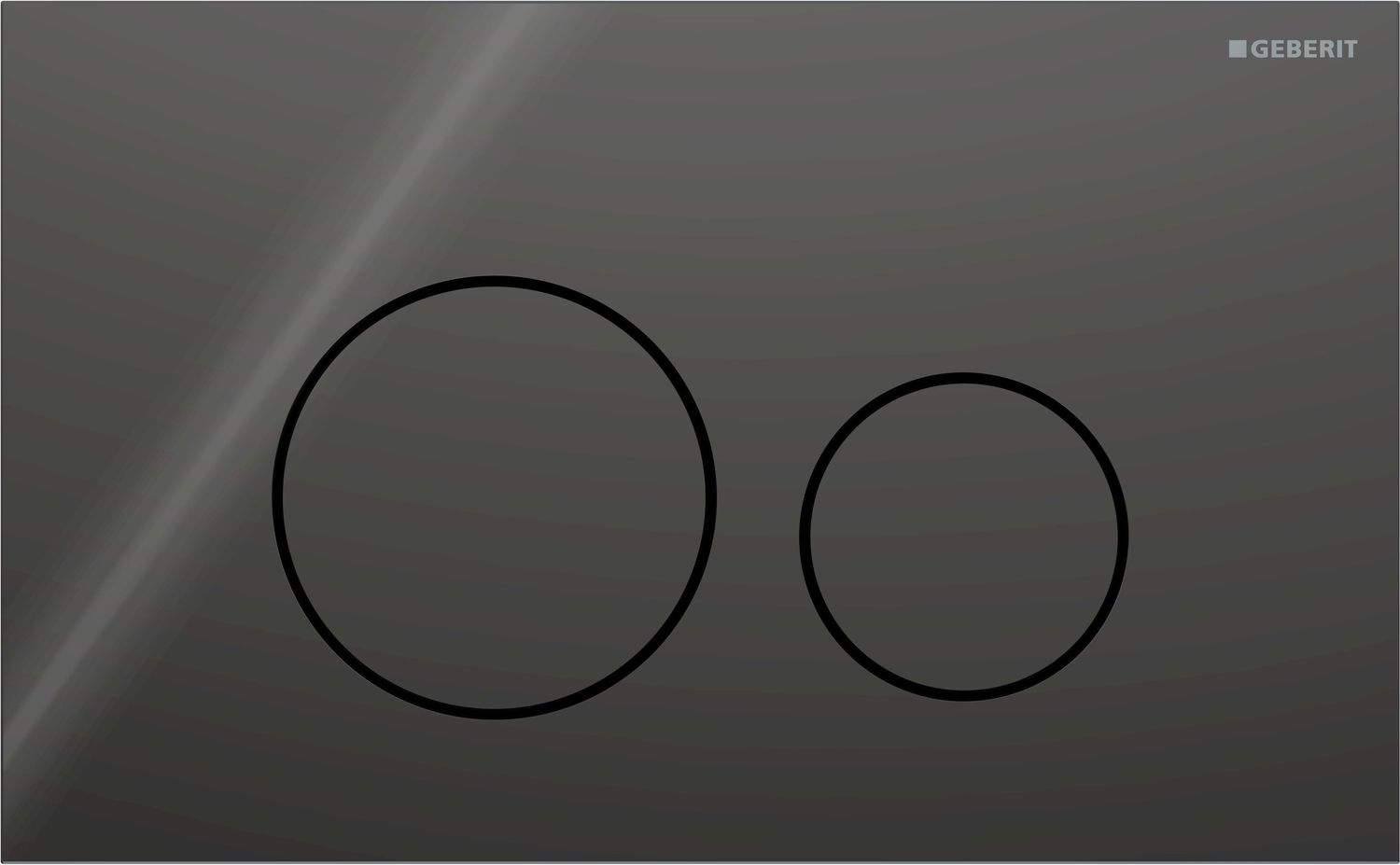 Geberit Sigma40 Flush Plate / Black