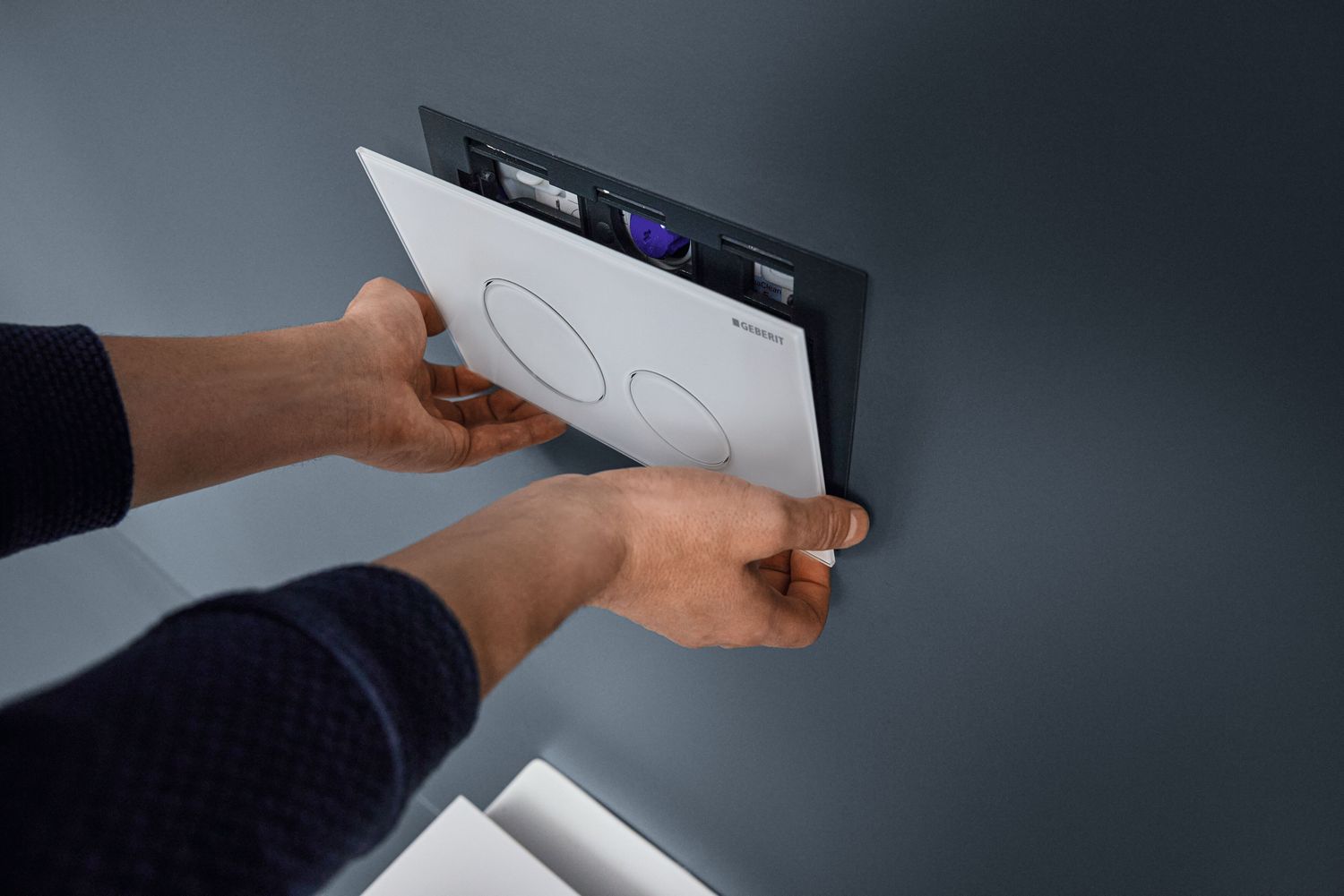 Geberit Sigma40 Flush Plate / White
