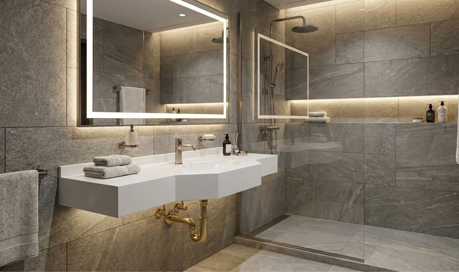 Diva 160 cm Washbasin Countertop