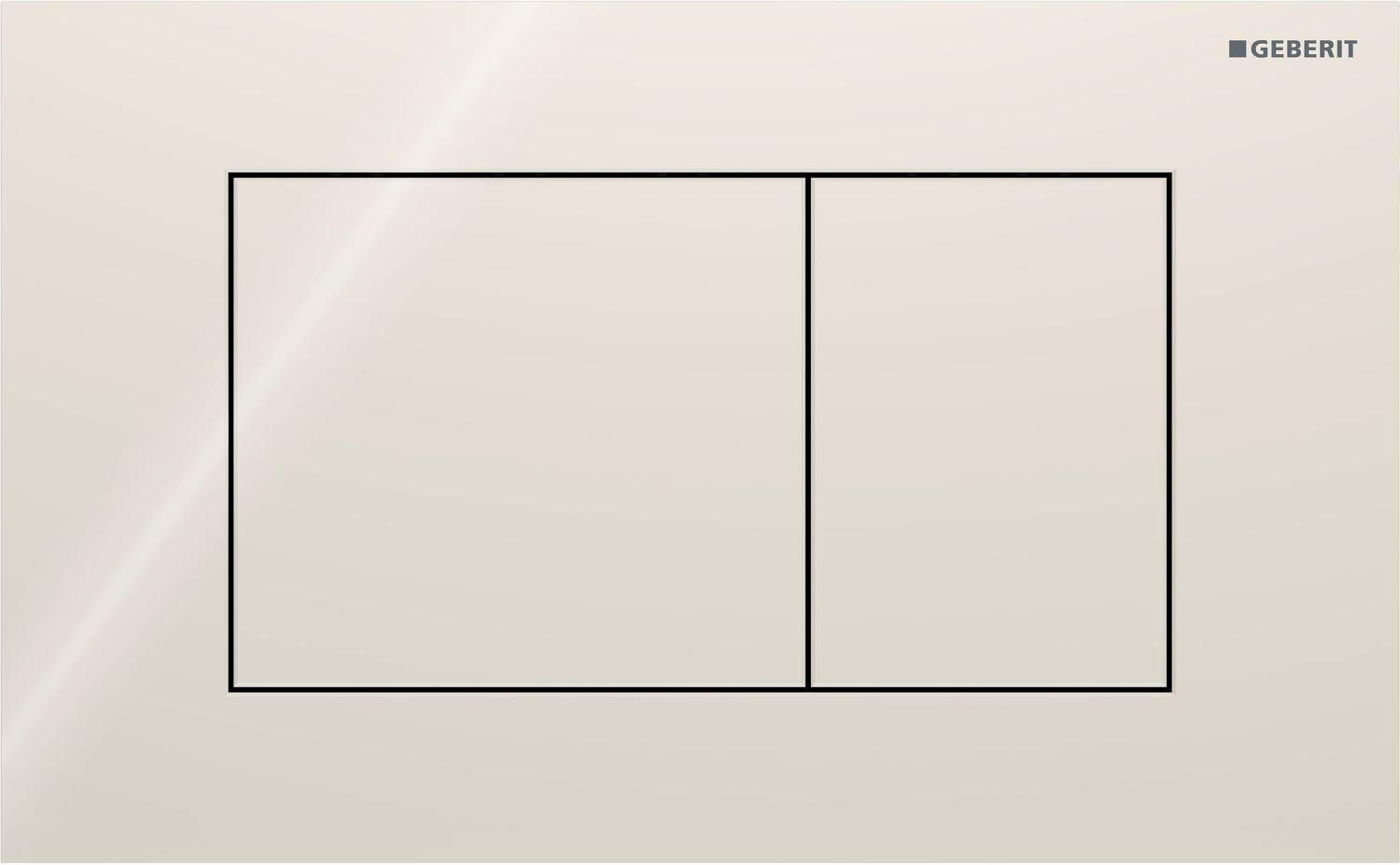 Geberit Sigma40 Trigger Plate square / Sand Grey