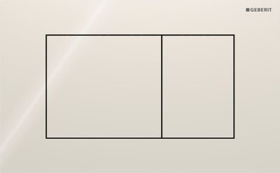 Geberit Sigma40 Trigger Plate square / Sand Grey