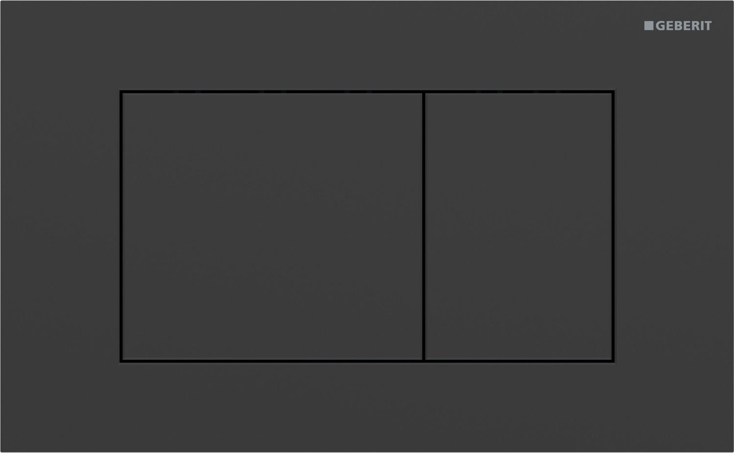 Geberit Sigma40 Square Flush Plate / Matte Black