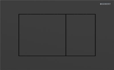 Geberit Sigma40 Flush Plate square / Velvet Gray