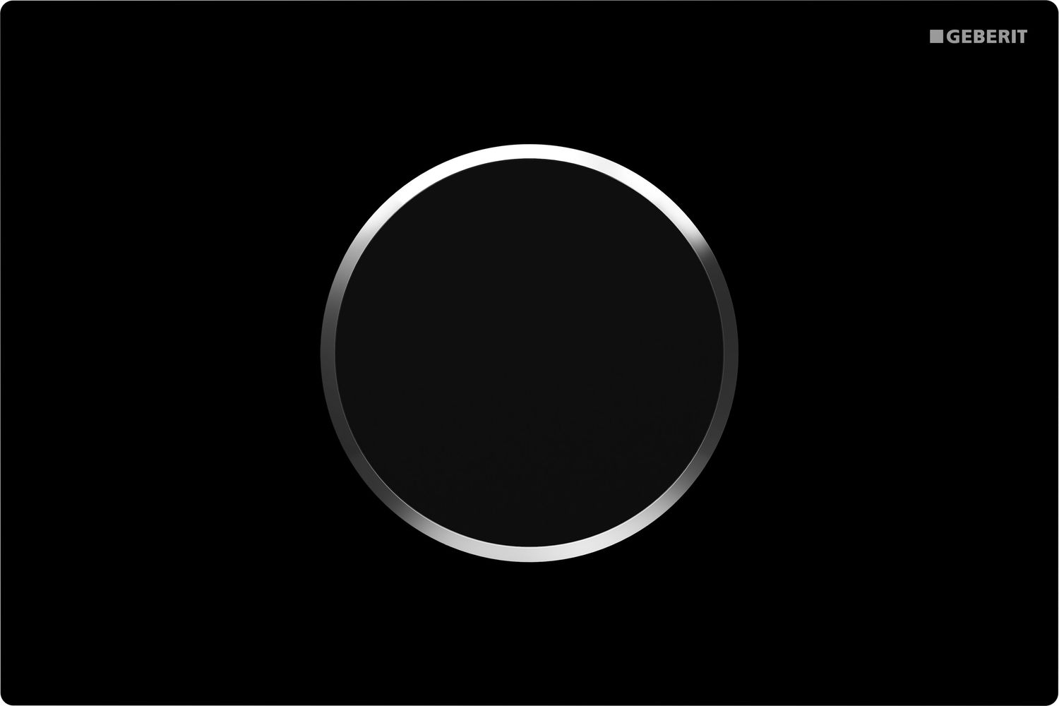 Plaque de déclenchement infrarouge Geberit Sigma10 électronique pour réservoir à encastrer Sigma 12 cm / Noir