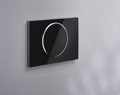 Geberit Sigma10 Actuation Plate / Chrome Black