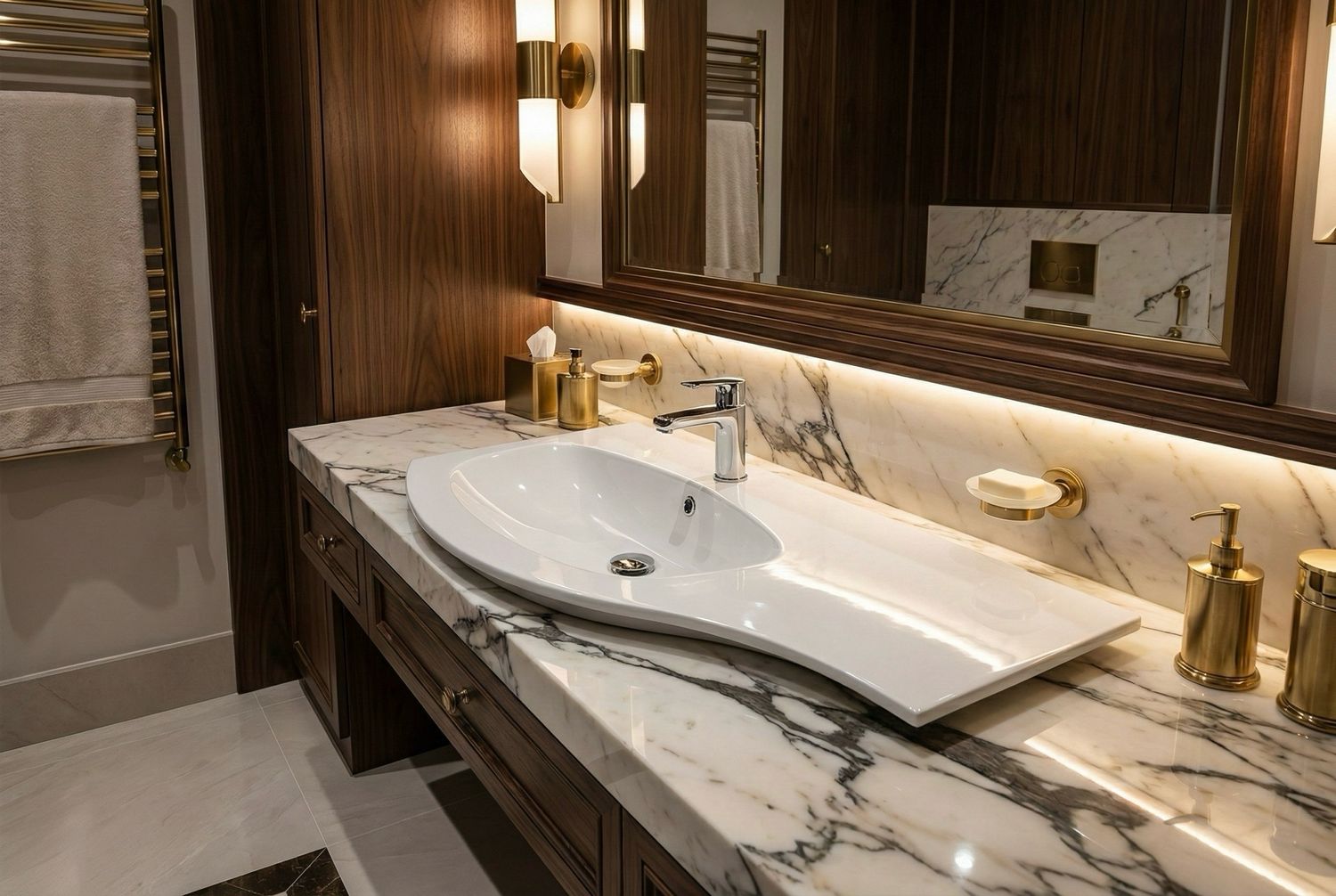 Plan-vasque Estrema 108 cm