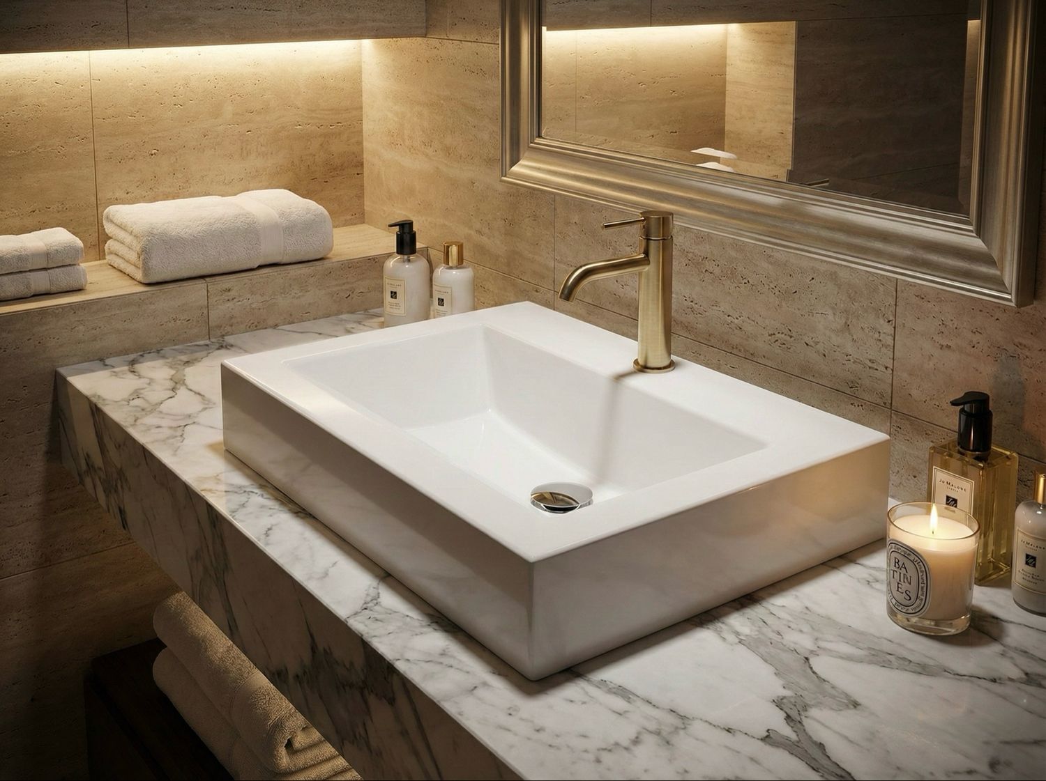 Oceana 56 cm countertop basin