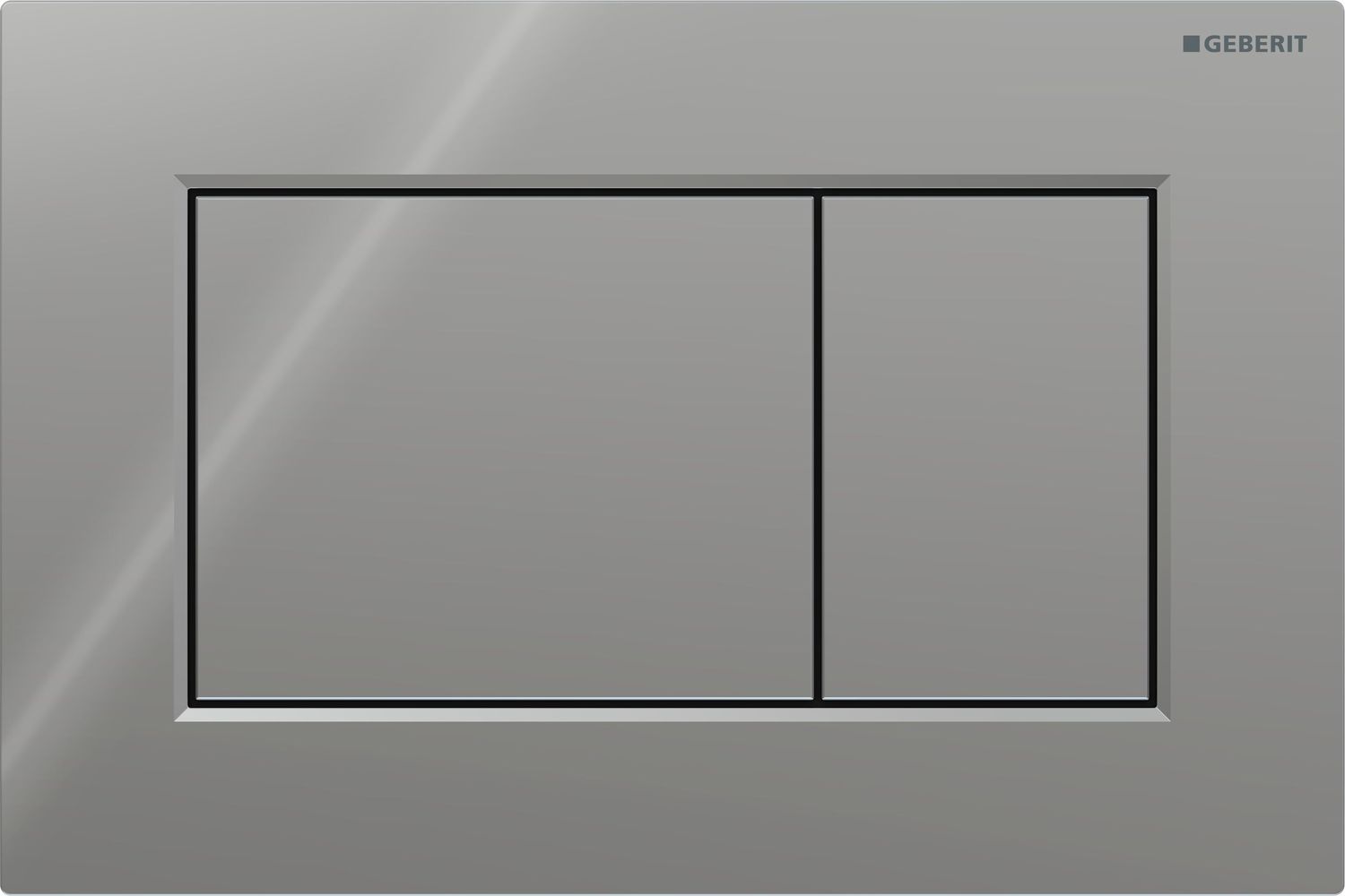 Geberit Sigma01 Square Flush Plate / Glossy Chrome