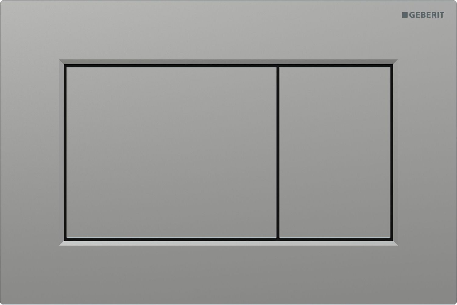 Geberit Sigma01 Square Actuation Plate / Matte Chrome