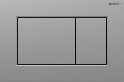 Geberit Sigma01 Square Actuation Plate / Matte Chrome