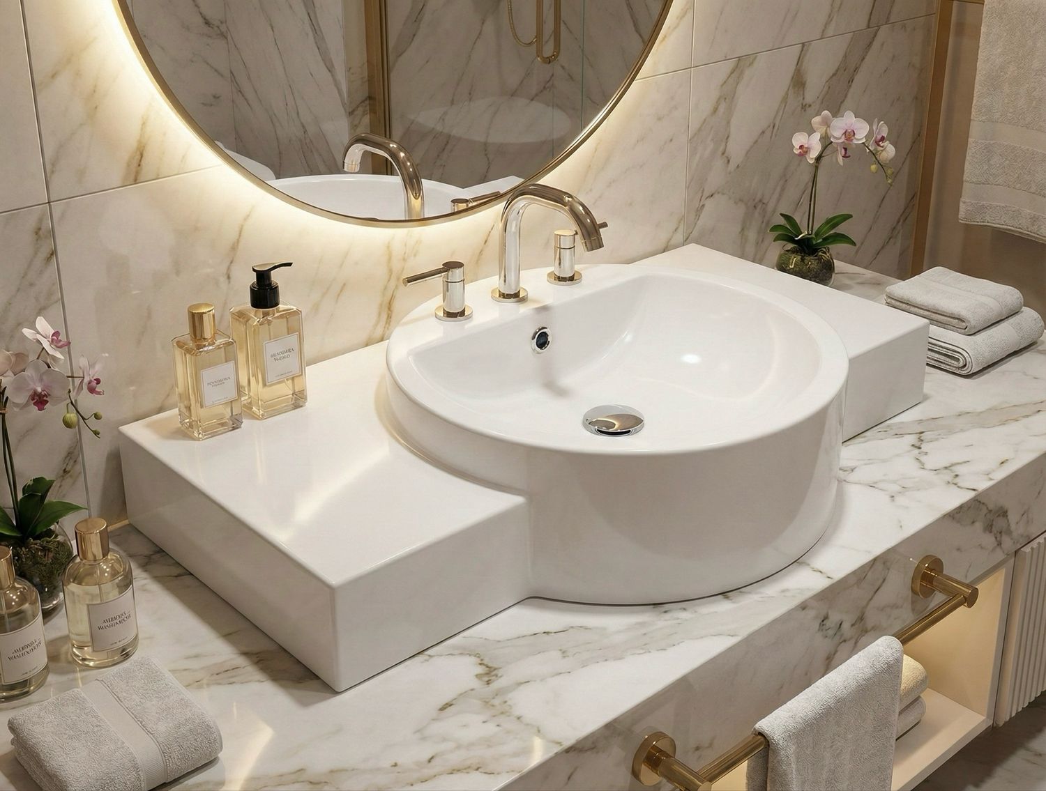 Twingo 80 cm Washbasin Countertop