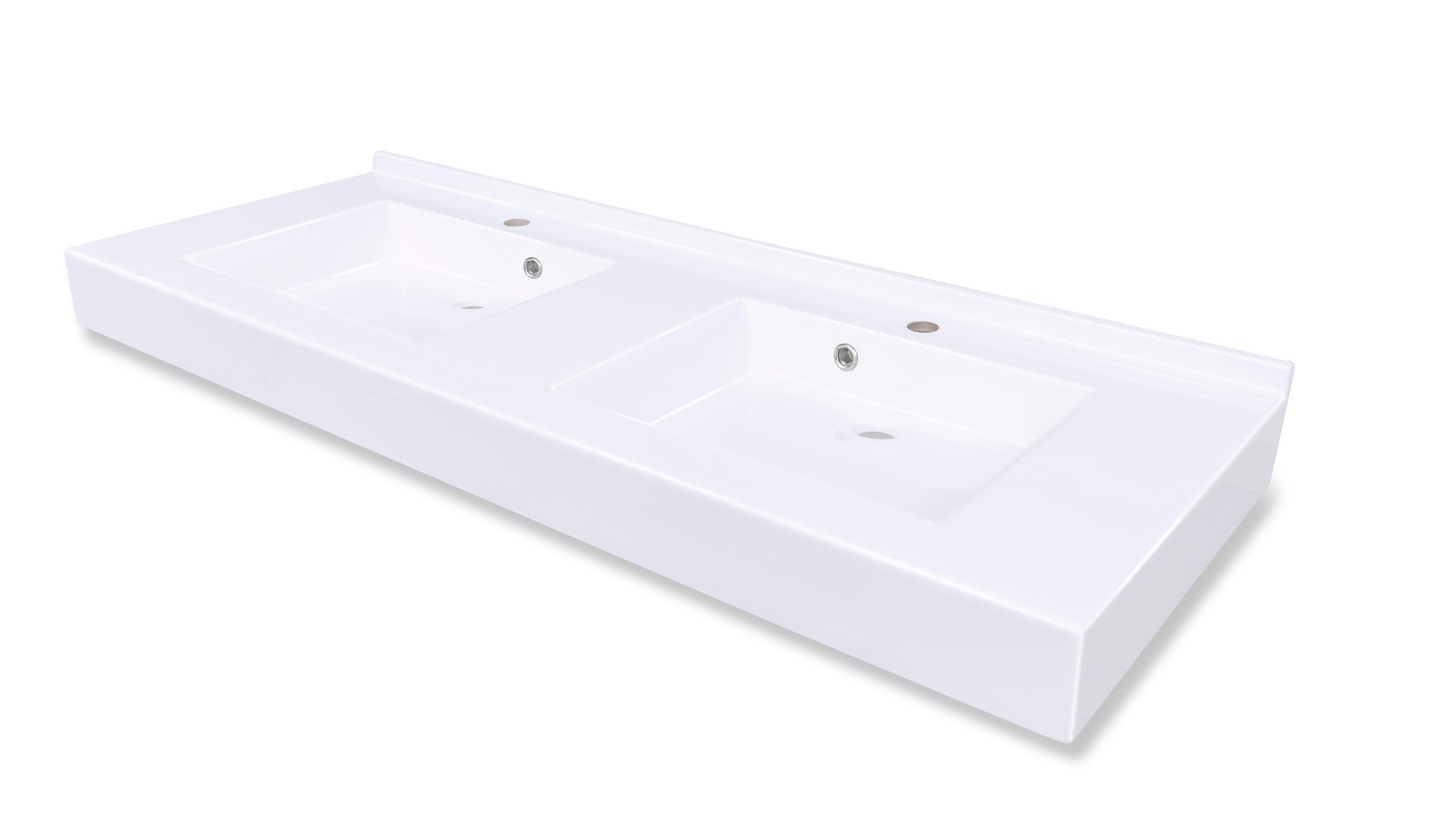 Plan-vasque double Vita 140 cm - vue 10