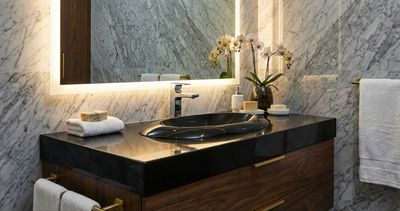 Plan AquaStone 90 cm granité noir