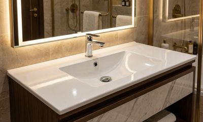 Comete Washbasin Countertop 96 cm