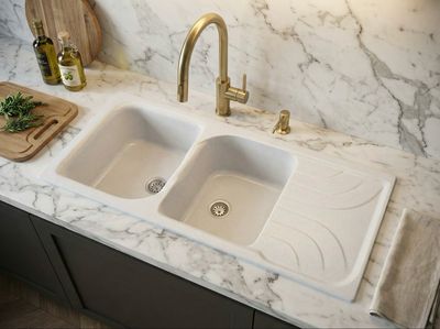 Tango 112 cm x 50 cm Built-in Kitchen Sink