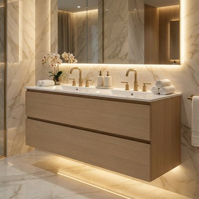 Bathroom Furniture Comete 120 cm with Two Drawers (without Basin)