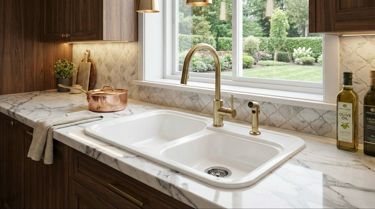 Samba 80 cm x 50 cm Built-In Kitchen Sink