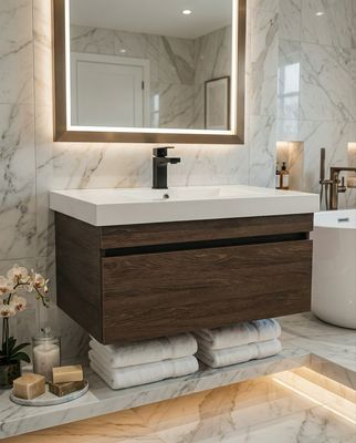 Bathroom Furniture Spazio 80 cm with One Drawer (without Basin)