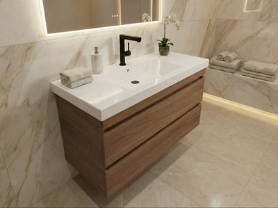 Bathroom Furniture Spazio 90 cm with Two Drawers (without Basin)