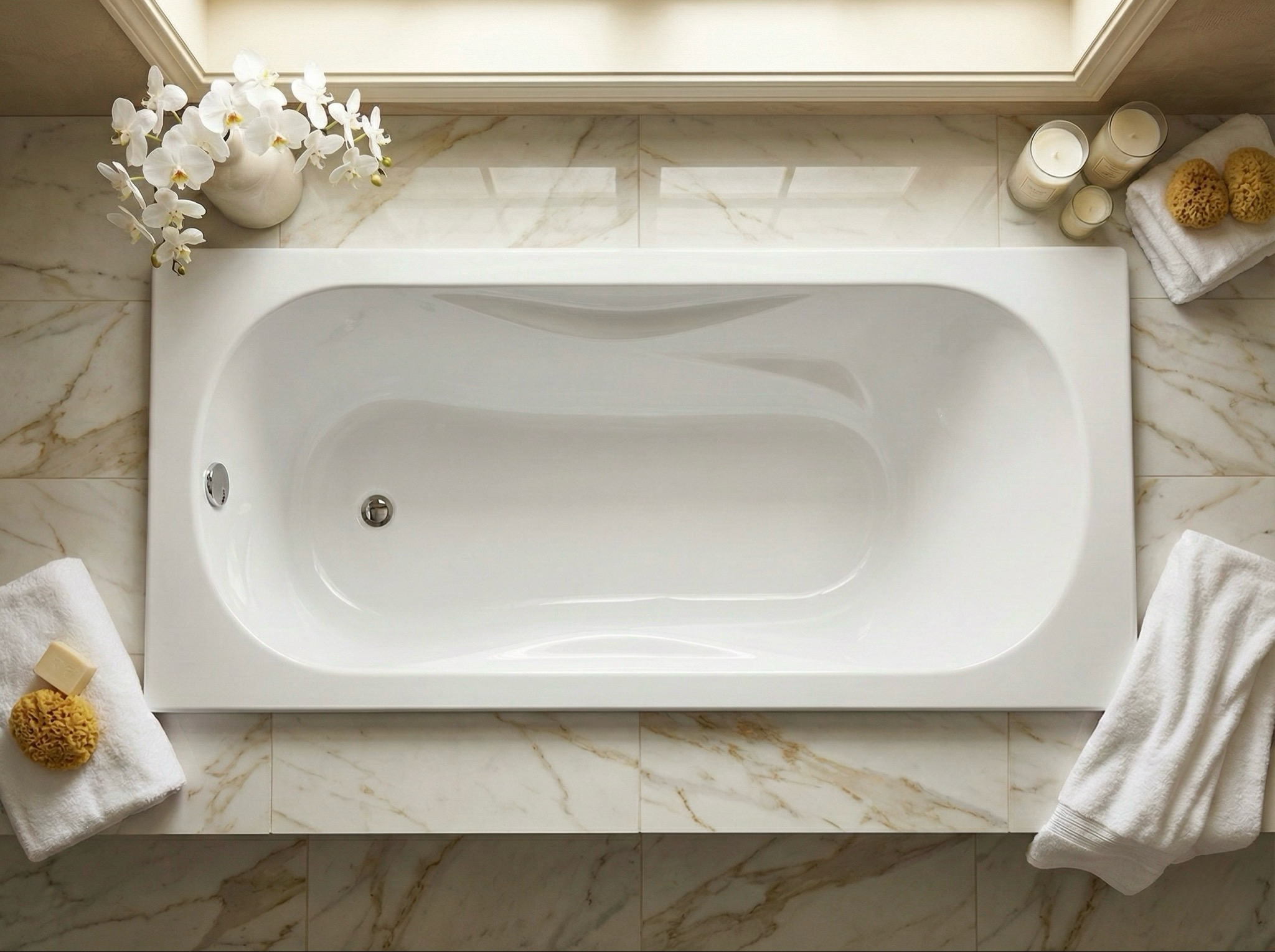 Baignoire Relax 150 x 70 cm avec accoudoirs intégrés - vue 4