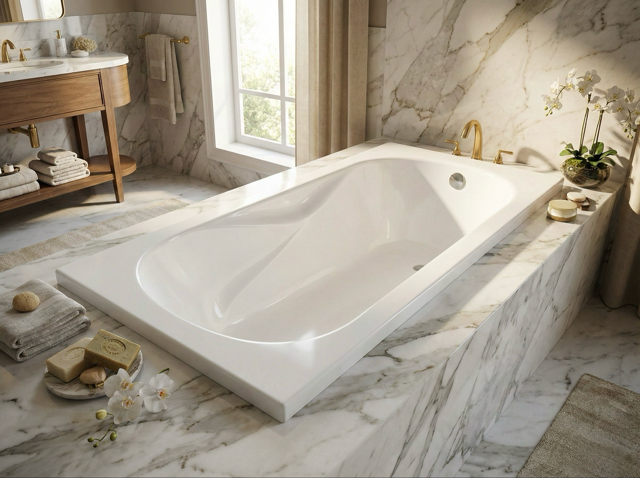 Baignoire Relax 160 x 70 cm avec accoudoirs intégrés - vue 9