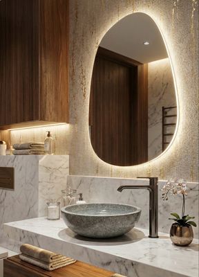 Bol à poser Bolero 44 cm granité gris