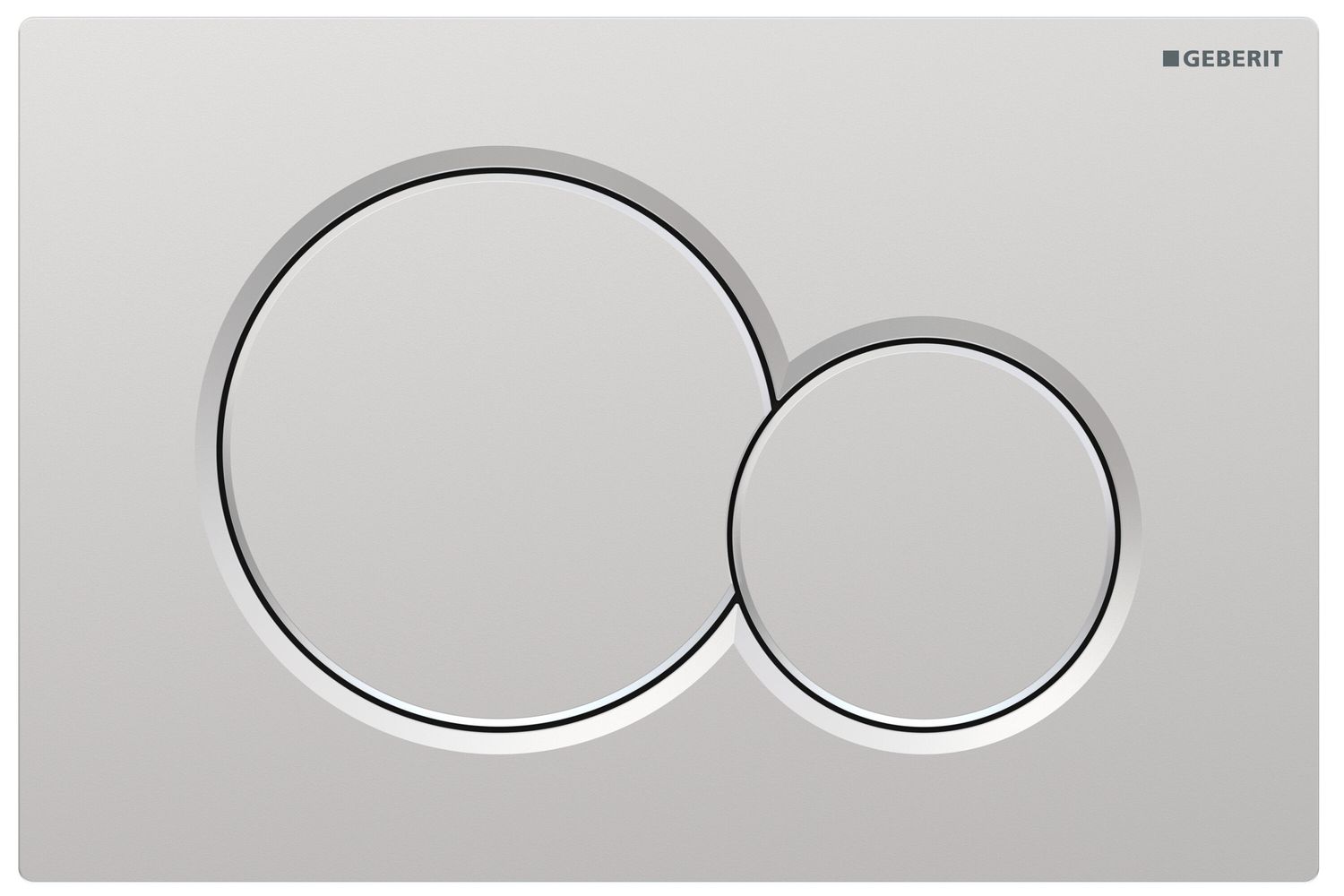 Geberit Sigma01 Flush Plate Round / Matt Chrome Lacquered