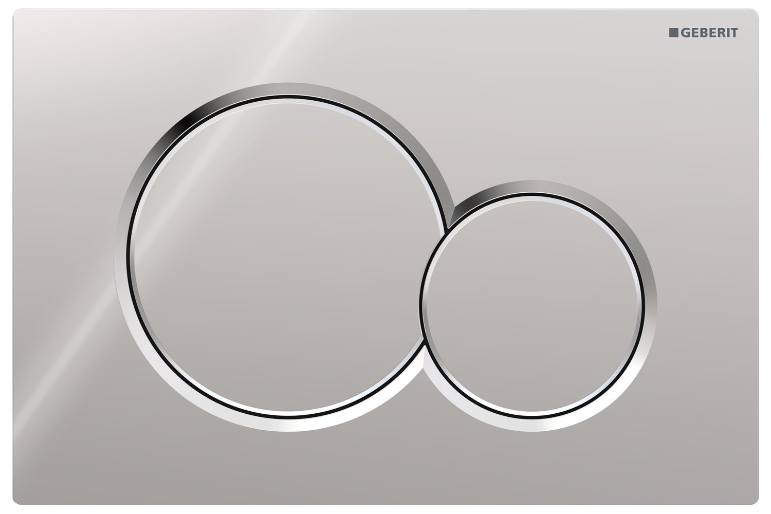 Geberit Sigma01 Round Flush Plate / Glossy Chrome