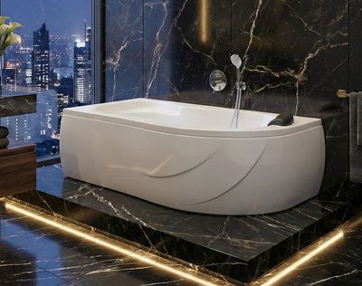 Oasis Right Bathtub 160 x 90 cm