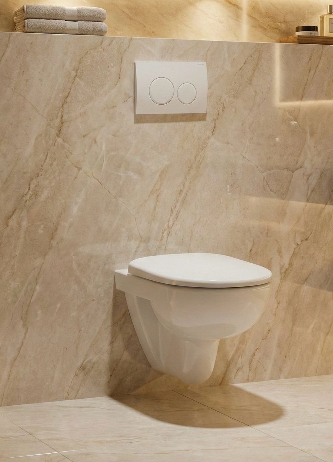 Geberit Selnova Wall-Hung Toilet Pack with Standard Soft-Close Seat