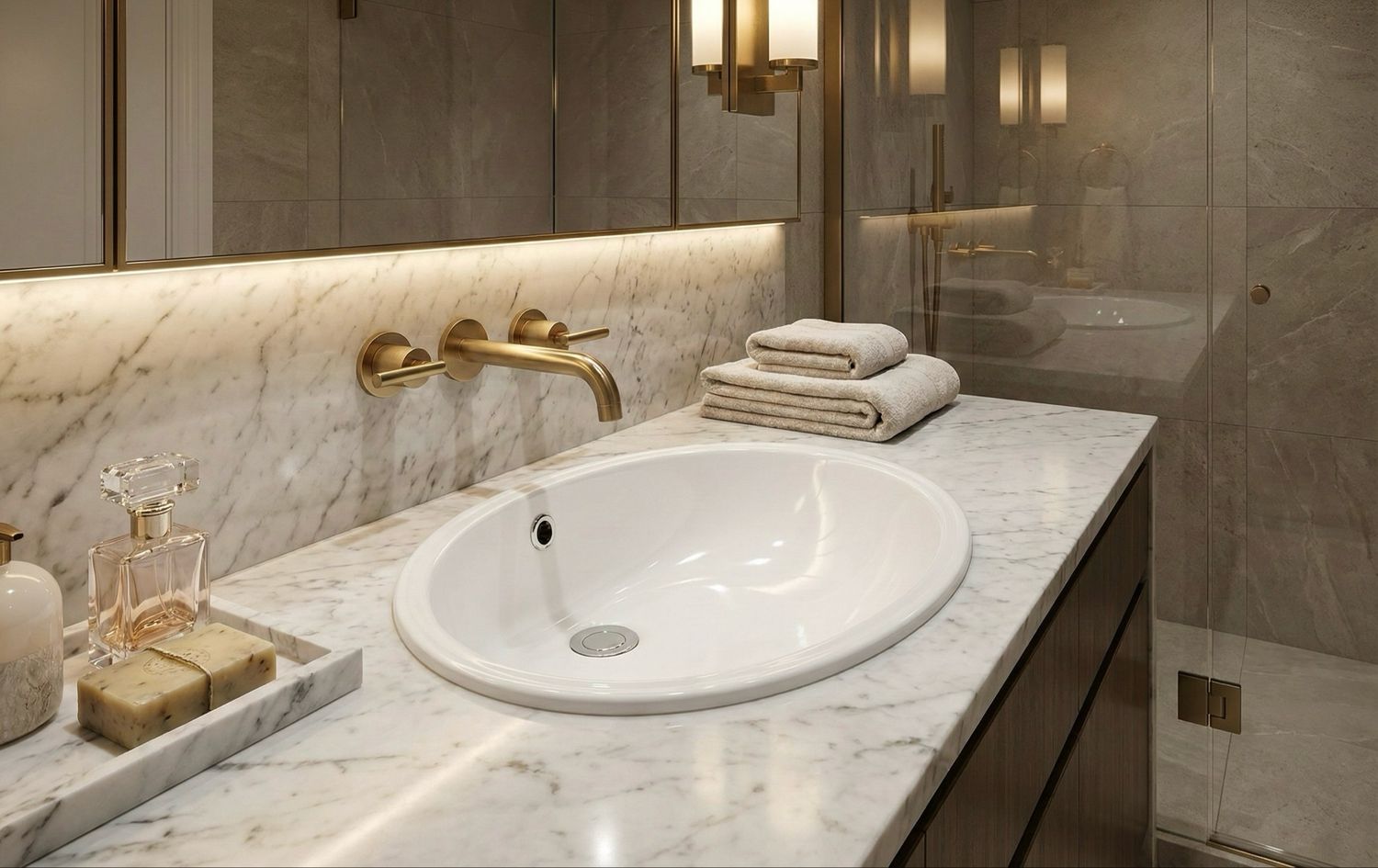 Vasque encastrable Ellipse 53 cm