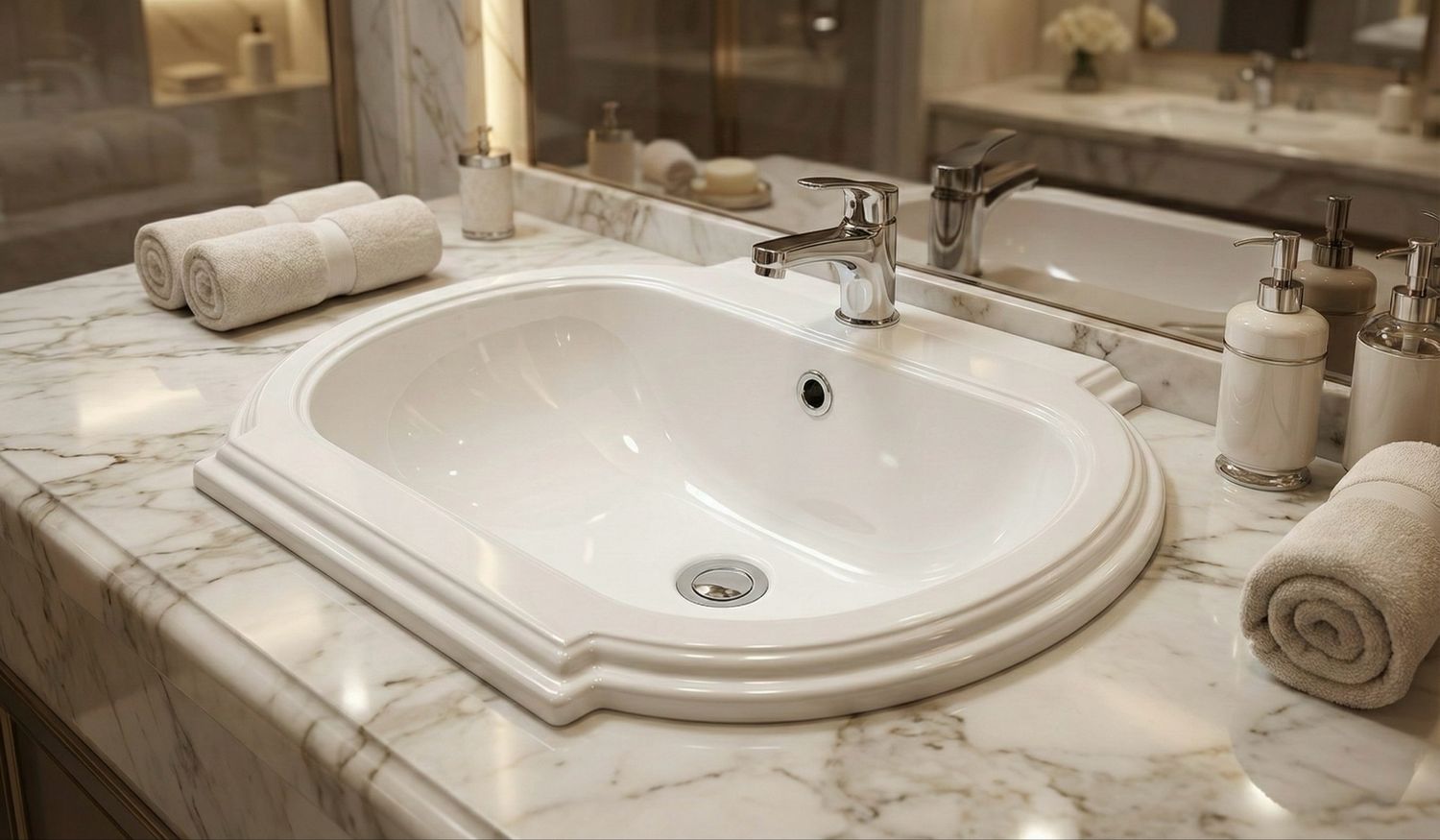 Vasque encastrable Cintra 65 cm