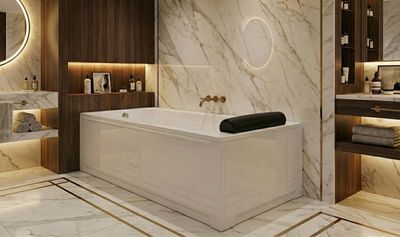 Regency Bathtub 170 x 80 cm with Integrated Headrest