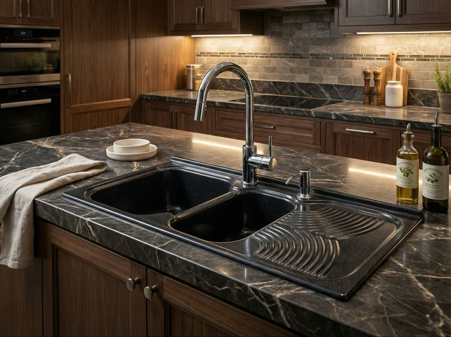 Rocco kitchen sink to install 120 cm x 50 cm