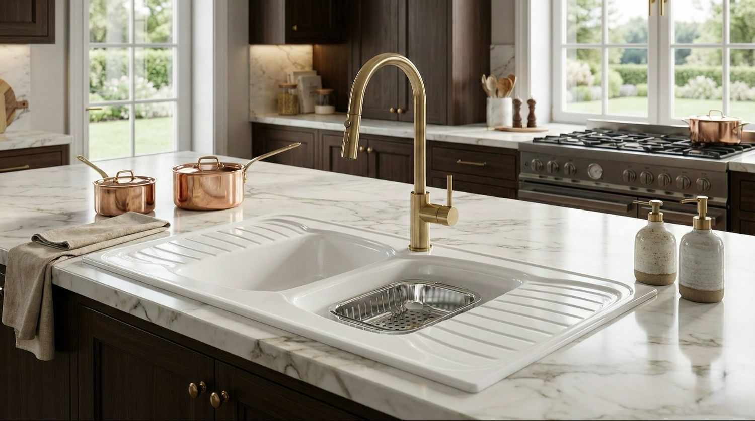 Romeo 120 cm x 60 cm Kitchen Sink