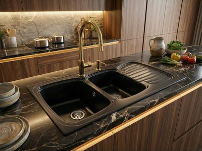 Roxan 120 cm x 60 cm Drop-in Kitchen Sink