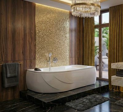 Oasis Left Bathtub 160 x 100 cm