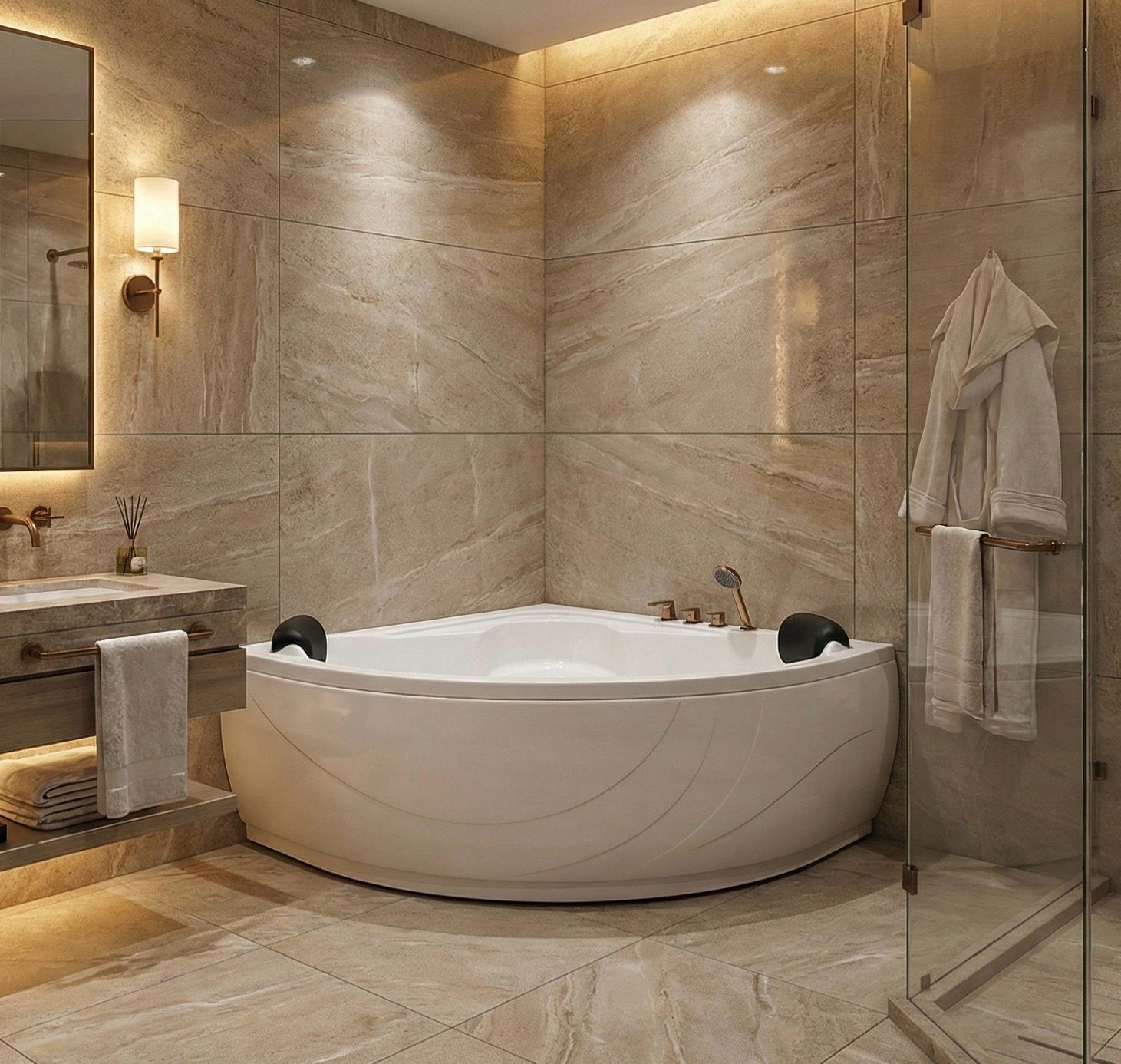 Bathtub Darling 120 x 120 cm