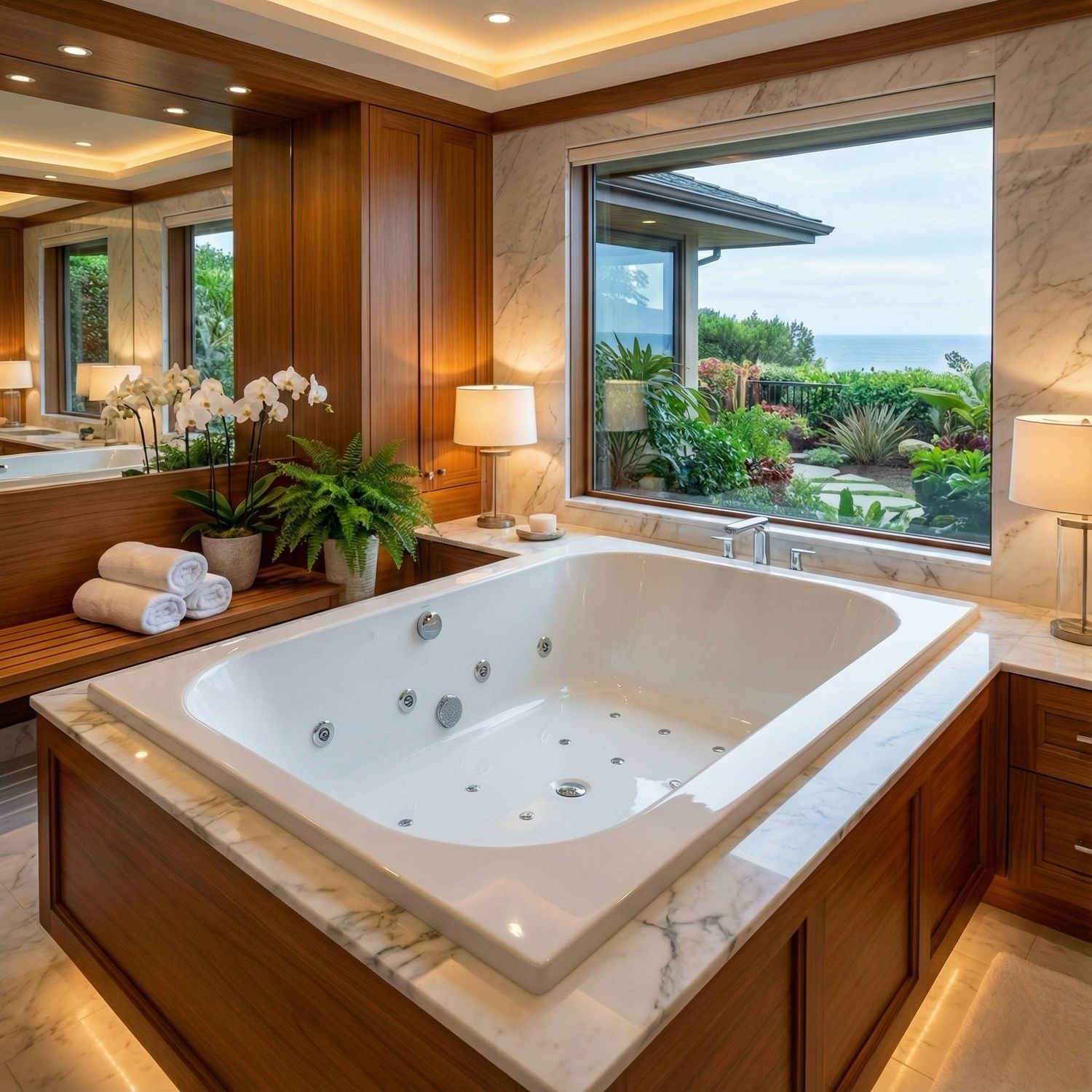 Mixed hydromassage bathtub Bora Bora 160 x 130 cm