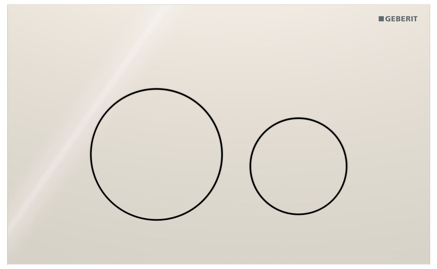 Geberit Sigma40 Actuator Plate / Sand Grey