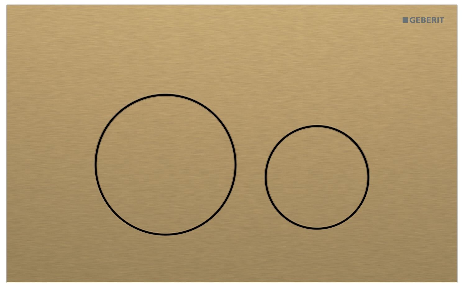 Geberit Sigma40 Actuation Plate / Brushed Brass